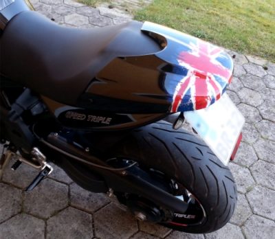 Triumph Union Jack Soziusabdeckung