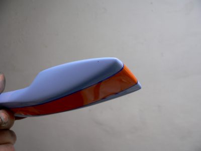 Form Motorradheck fertig und lackiert