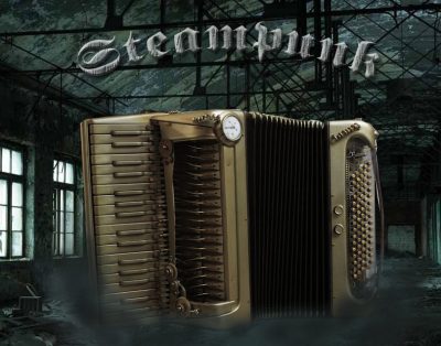 Steampunk Akkordeon